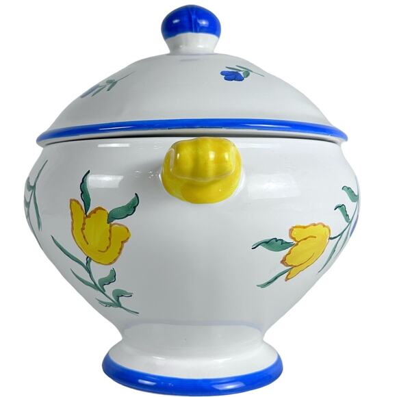 Mikasa CANTAGALLI Soup Tureen Hand Painted Italy Excellent Condition New w/Tags! - Picture 2 of 10